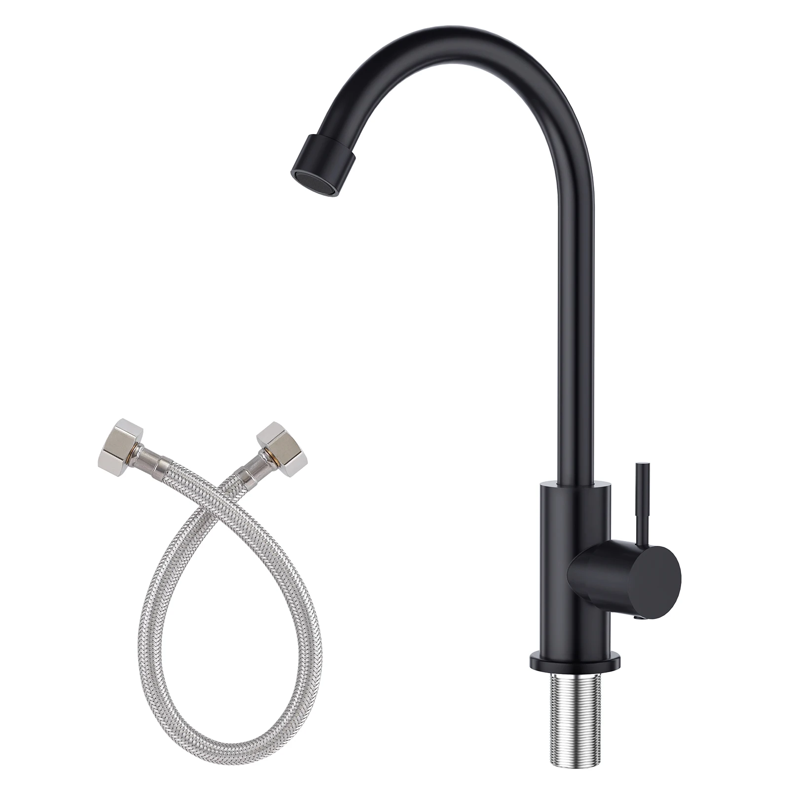 Cold Water Kitchen Tap Stainless Steel Kitchen Faucet Tap In Black
Cold Water Kitchen Tap Stainless Steel Kitchen Faucet Tap In Black