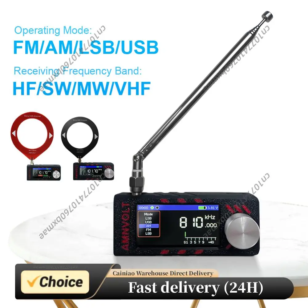 Радиоприемник SI4732 All Band DSP ESP-32-S3 V3S, карманный, с IPS-экраном 1,9 дюйма, FM/AM/SSB, усилитель для наушников, TYPE-C, антенна SMA
Радиоприемник SI4732 All Band DSP ESP-32-S3 V3S, карманный, с IPS-экраном 1,9 дюйма, FM/AM/SSB, усилитель для наушников, TYPE-C, антенна SMA