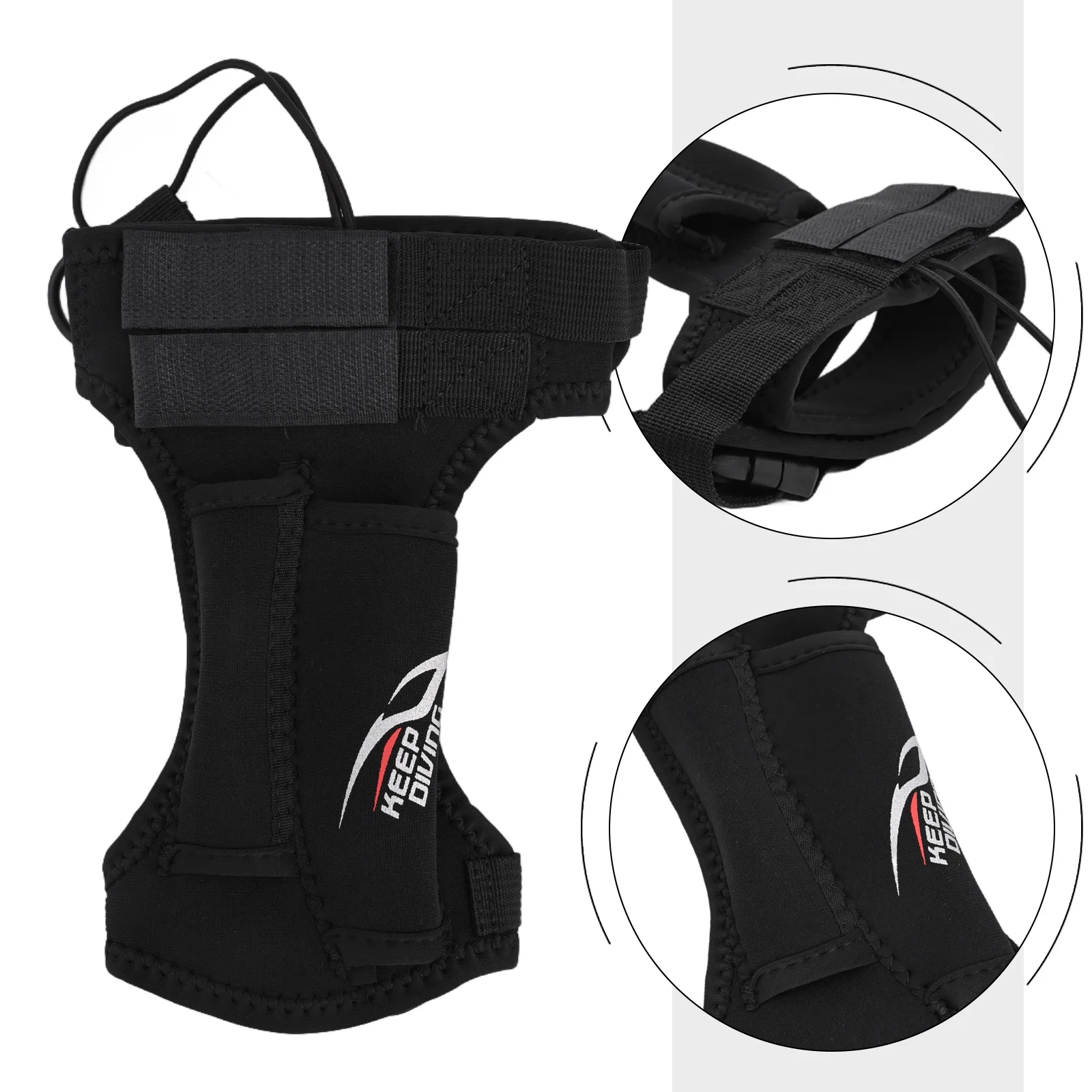 Diving Blade Sheath with Adjustable Neoprene Straps Double Front Pockets for Tools Comfortable Fit with Non Slip Leg Bands
Diving Blade Sheath with Adjustable Neoprene Straps Double Front Pockets for Tools Comfortable Fit with Non Slip Leg Bands