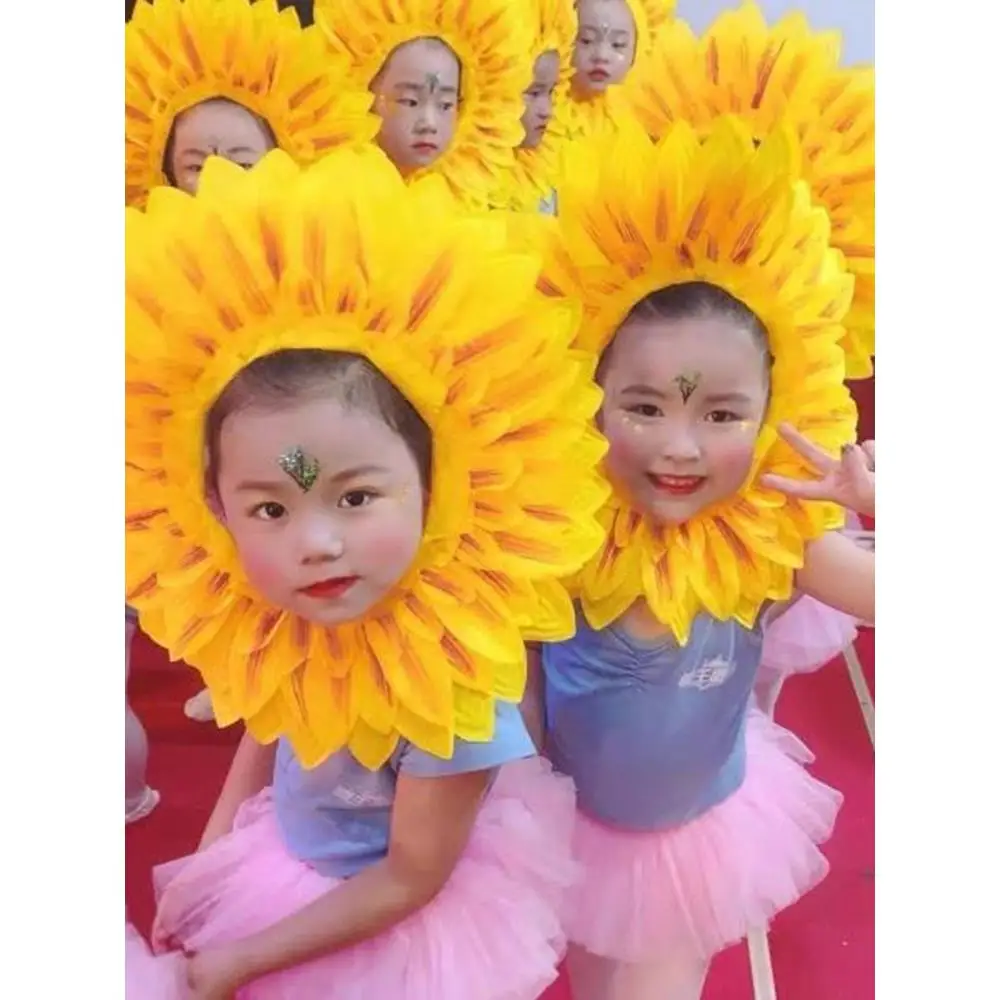 Children's Day Sunflower Headwear Props Kindergarten Dance Performance Sunflower Face Reveal Sports Meeting Opening
Children's Day Sunflower Headwear Props Kindergarten Dance Performance Sunflower Face Reveal Sports Meeting Opening