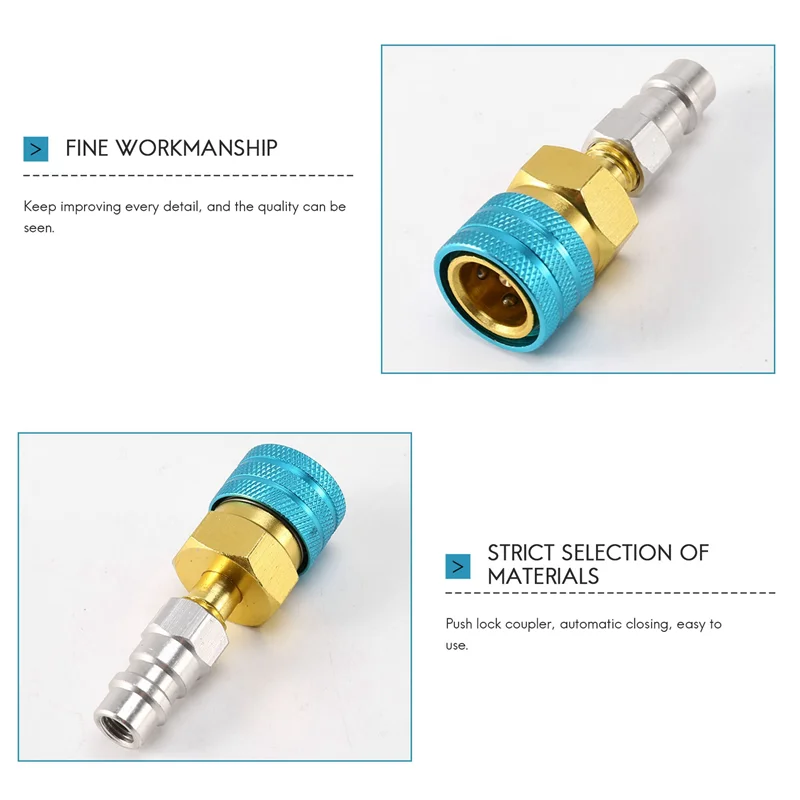 L38A-R1234yf To R134A Low Side Quick Coupler, R12 To R134A Hose Adapter Fitting Connector For Car Air-Conditioning Ac Charging 
L38A-R1234yf To R134A Low Side Quick Coupler, R12 To R134A Hose Adapter Fitting Connector For Car Air-Conditioning Ac Charging