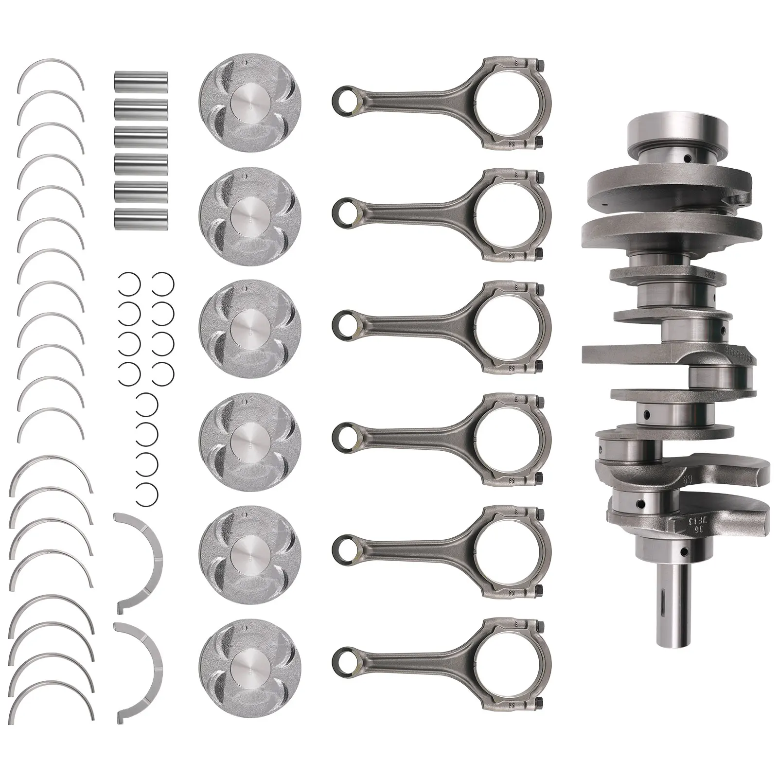 Crankshaft, Connecting Rods, and Piston Kit for Chrysler 300 / Dodge Charger 3.6L V6 (2011-2019)
Crankshaft, Connecting Rods, and Piston Kit for Chrysler 300 / Dodge Charger 3.6L V6 (2011-2019)