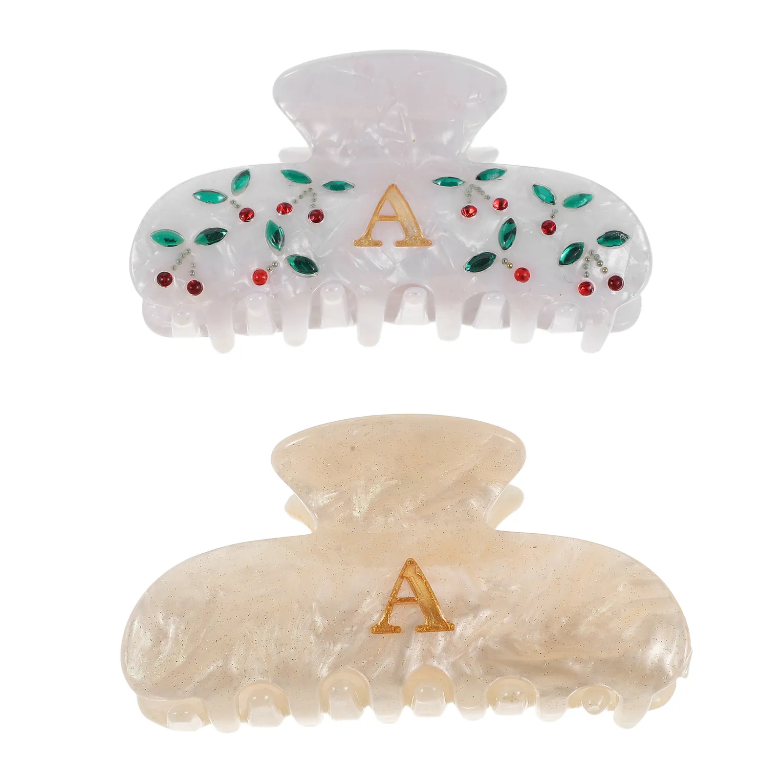 2Pcs Gold Letter Hair Clips Alphabet Initial Acrylic Claw Clips Sparkly Hair Accessories Strong Hold for Party Work School
2Pcs Gold Letter Hair Clips Alphabet Initial Acrylic Claw Clips Sparkly Hair Accessories Strong Hold for Party Work School