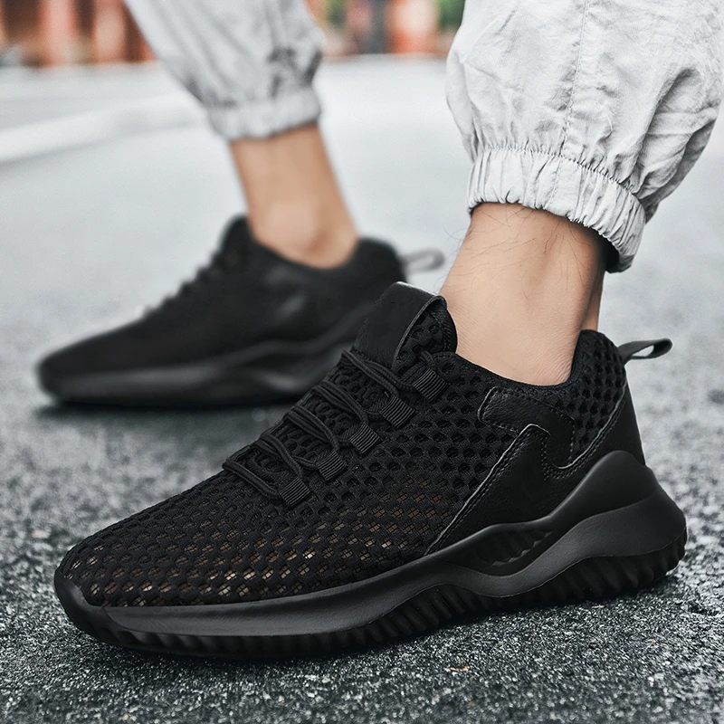 Men's Breathable Mesh Running Shoes Lightweight Elastic Lace-up Casual Sneakers for Summer Daily Wear
Men's Breathable Mesh Running Shoes Lightweight Elastic Lace-up Casual Sneakers for Summer Daily Wear