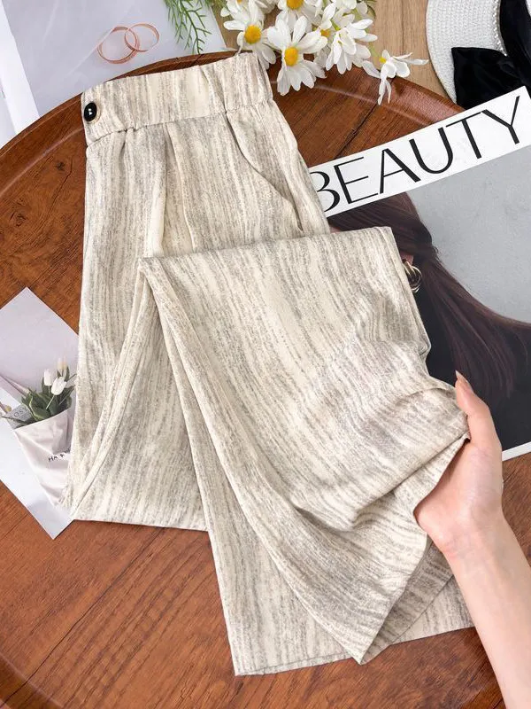 Quick Dry Ice Silk Wide Leg Pants Women's Summer Thin Loose High Waist Drapey Versatile Sun Protection Straight Leg Trousers
Quick Dry Ice Silk Wide Leg Pants Women's Summer Thin Loose High Waist Drapey Versatile Sun Protection Straight Leg Trousers