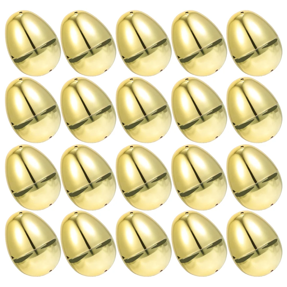 20 Pcs Artificial Easter Decoration Toddler Egg Ornaments Large Clear Plastic Refillable
20 Pcs Artificial Easter Decoration Toddler Egg Ornaments Large Clear Plastic Refillable