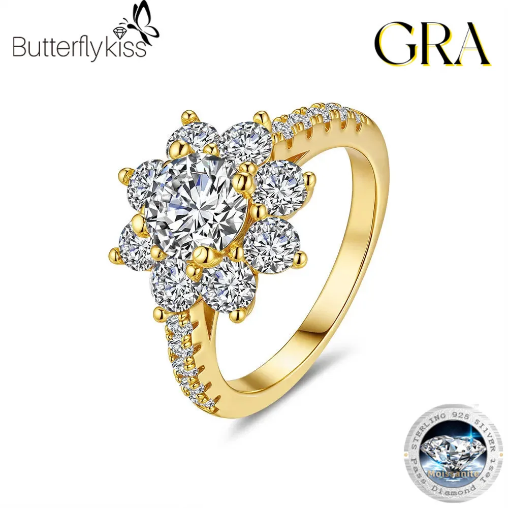 Кольцо Butterflykiss с муассанитом и бриллиантом 18 карат с подсолнухом для женщин, стерлинговое серебро 925 пробы, роскошное обручальное кольцо, вечерние ювелирные изделия
Кольцо Butterflykiss с муассанитом и бриллиантом 18 карат с подсолнухом для женщин, стерлинговое серебро 925 пробы, роскошное обручальное кольцо, вечерние ювелирные изделия