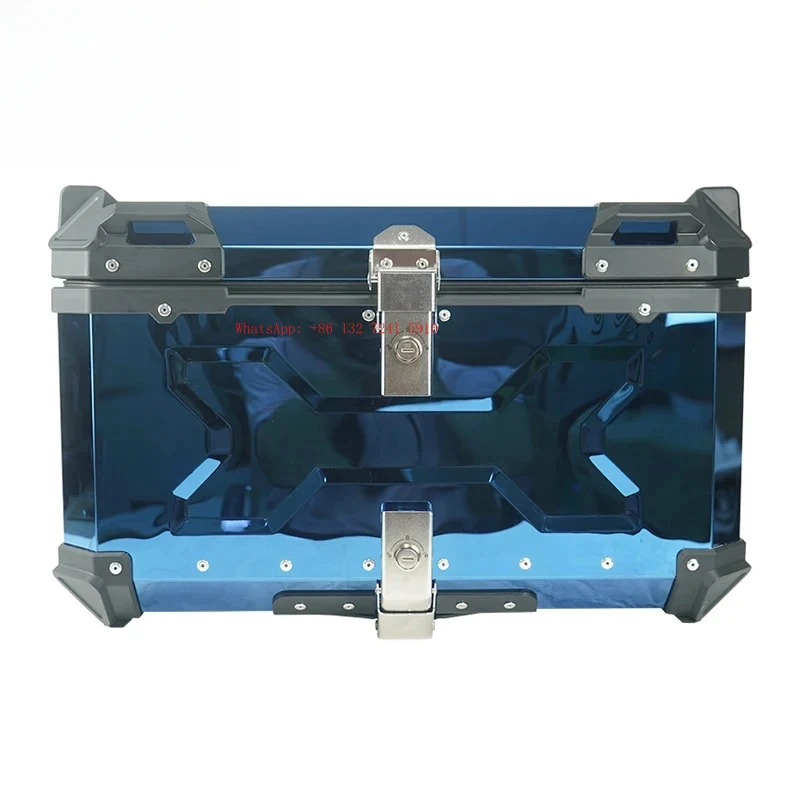 Factory Direct Sales 65L Coloul Bright Suace Large Capacity Motorcycle Aluminum Alloy Trunk Hongsheng Products
Factory Direct Sales 65L Coloul Bright Suace Large Capacity Motorcycle Aluminum Alloy Trunk Hongsheng Products