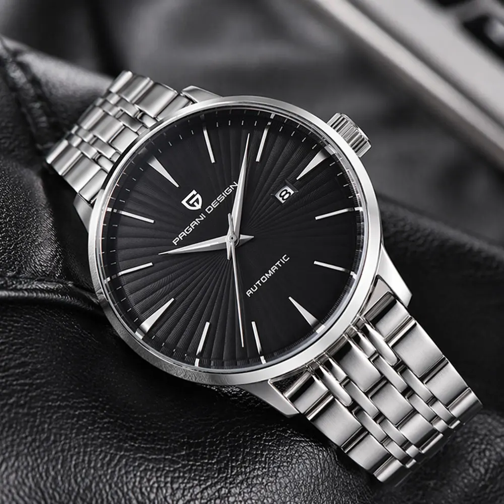PAGANI DESIGN Business Men Watch Stainless Steel Waterproof Mechanical Watch for Mens Top Brand Automatic Wristwatch Sport Clock
PAGANI DESIGN Business Men Watch Stainless Steel Waterproof Mechanical Watch for Mens Top Brand Automatic Wristwatch Sport Clock