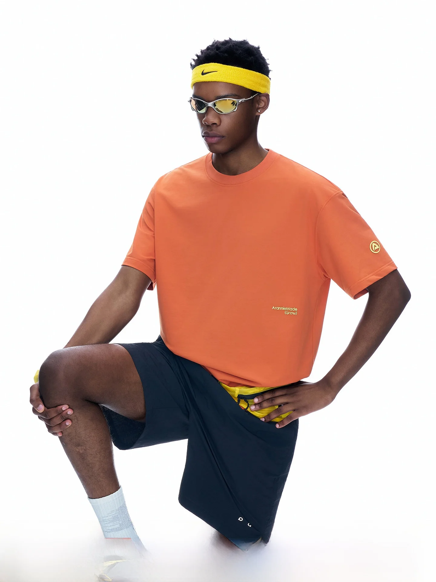 Artannie American Logo Loose Fit Short Sleeve T-Shirt Men's Summer Outdoor Sporty Couple's Wear Breathable Cotton Blend
Artannie American Logo Loose Fit Short Sleeve T-Shirt Men's Summer Outdoor Sporty Couple's Wear Breathable Cotton Blend