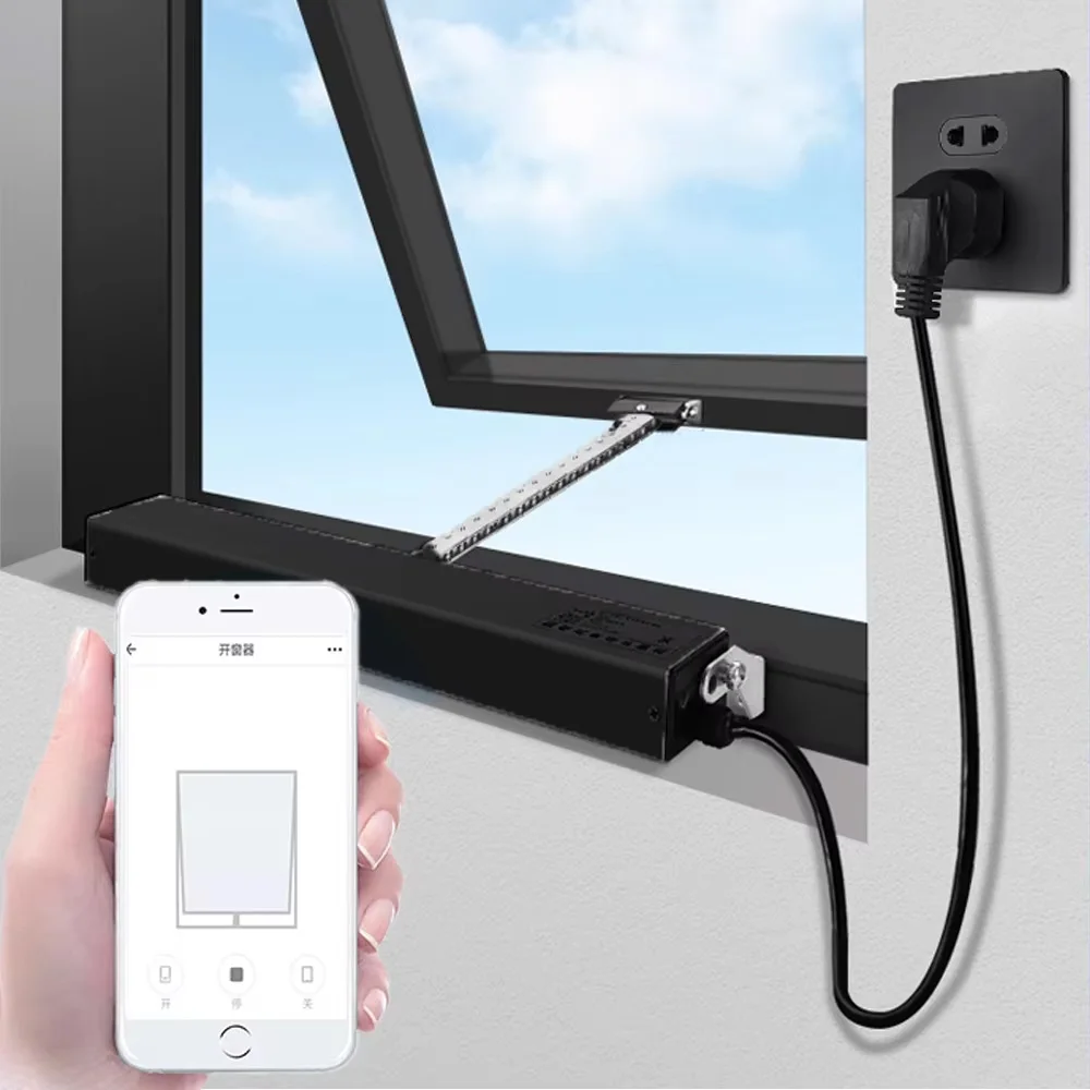 Умный открыватель окон с поддержкой Wi-Fi, приложение TUYA и пульт дистанционного управления для телефона, электрический доводчик окон с настенным выключателем
Умный открыватель окон с поддержкой Wi-Fi, приложение TUYA и пульт дистанционного управления для телефона, электрический доводчик окон с настенным выключателем