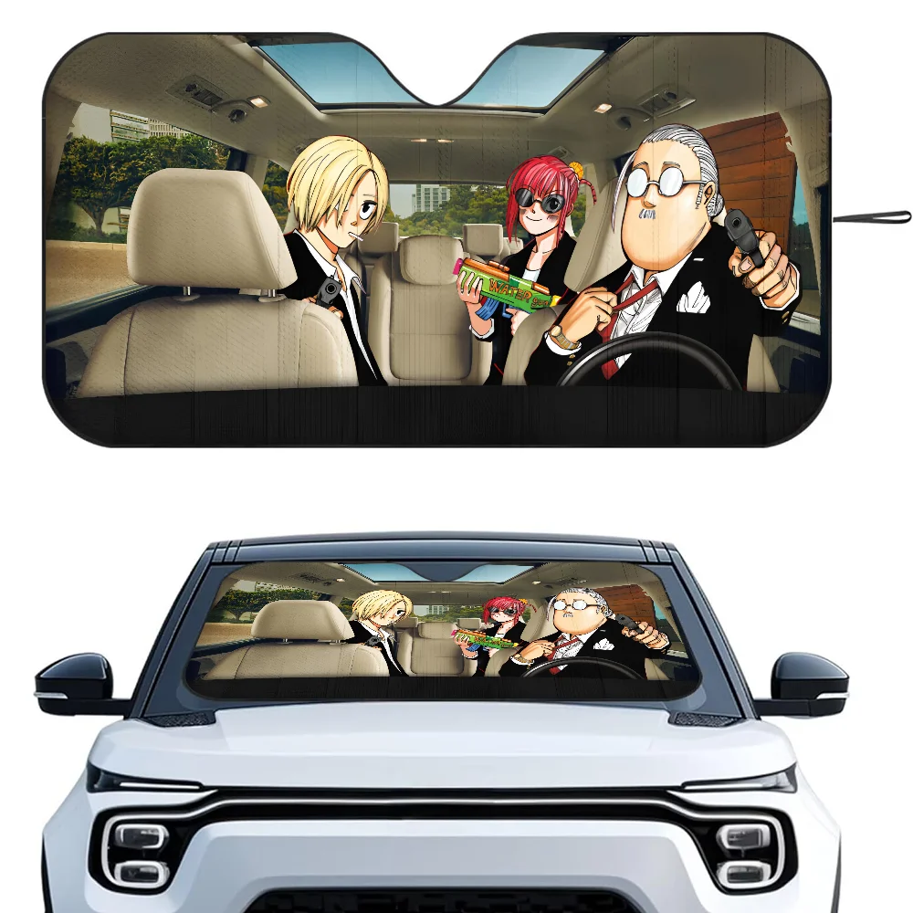 S-Sakamoto Days Car Sunshade Curtains Heat-insulating Aluminum FilmReusable Suction Cup Blocks UV Rays Car Sun Visor Protector
S-Sakamoto Days Car Sunshade Curtains Heat-insulating Aluminum FilmReusable Suction Cup Blocks UV Rays Car Sun Visor Protector