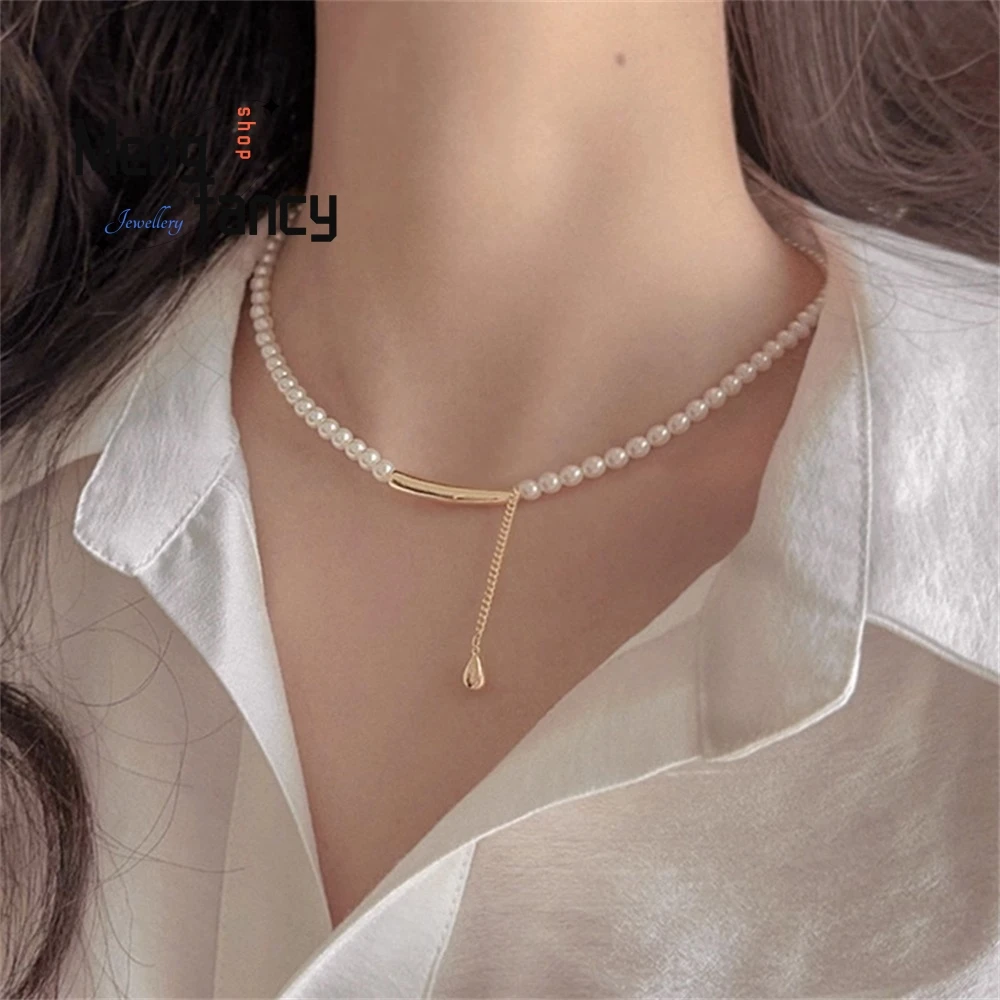Pearl Necklaces Are Versatile Light Luxury Sweaters, Chain Women's High-End Style, Beaded Collarbone Necklaces And Accessories
Pearl Necklaces Are Versatile Light Luxury Sweaters, Chain Women's High-End Style, Beaded Collarbone Necklaces And Accessories