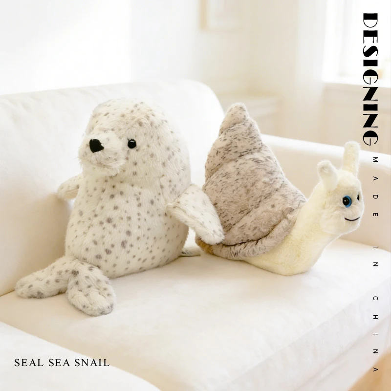 Cute Seal Snail Plush Toy Stuffed Doll Cartoon Animal Conch Birthday Gift Christmas Present
Cute Seal Snail Plush Toy Stuffed Doll Cartoon Animal Conch Birthday Gift Christmas Present