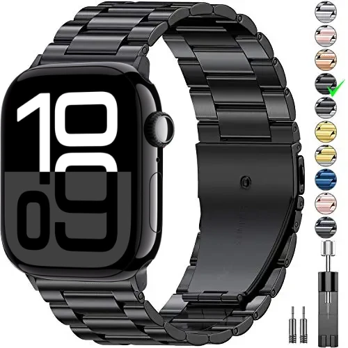 Металлический ремешок для Apple watch 49 мм 45 мм 44 мм 42 мм 40 мм 41 мм, сменный металлический браслет из нержавеющей стали для iwatch Ultra 8 7 6 5 4 SE band
Металлический ремешок для Apple watch 49 мм 45 мм 44 мм 42 мм 40 мм 41 мм, сменный металлический браслет из нержавеющей стали для iwatch Ultra 8 7 6 5 4 SE band