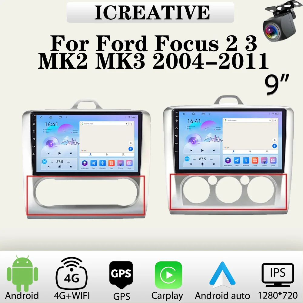 Android Car Radio for Ford Focus 2 3 Mk2 Mk3 2004-2011 Multimedia Carplay Wireless Player 2din Stereo Autoradio Navigation GPS
Android Car Radio for Ford Focus 2 3 Mk2 Mk3 2004-2011 Multimedia Carplay Wireless Player 2din Stereo Autoradio Navigation GPS