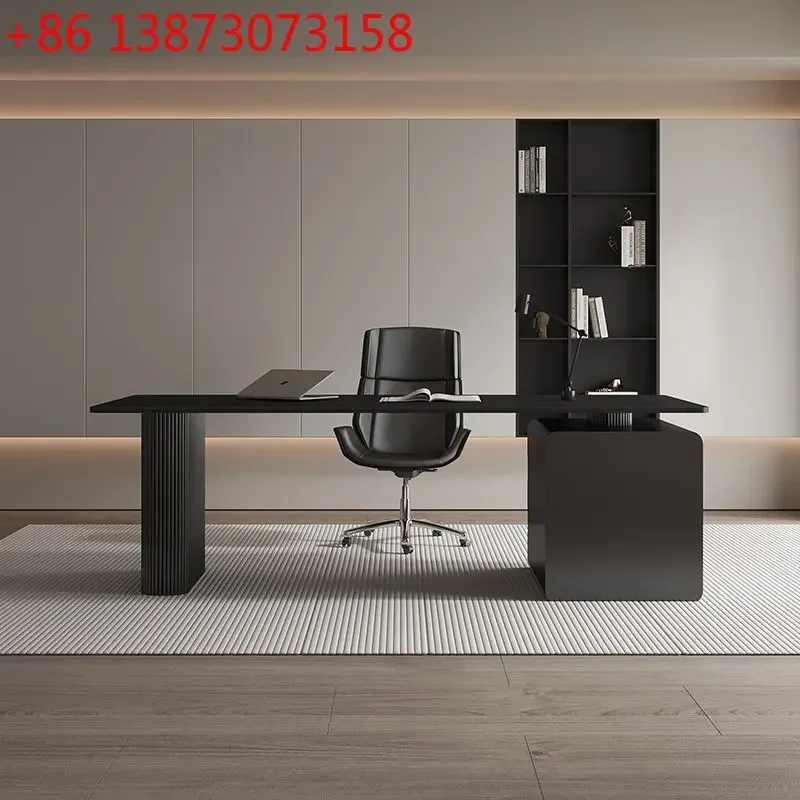 Italian minimalist rock slab desk Small apartment desk Modern light luxury design senior boss table
Italian minimalist rock slab desk Small apartment desk Modern light luxury design senior boss table
