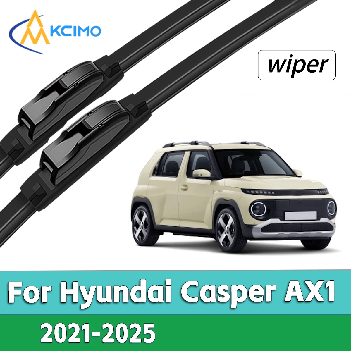 High Quality Natural Rubber Front Wiper Set Compatible For Hyundai Casper AX1 2021-2025 Front Window Cleaning Kit
High Quality Natural Rubber Front Wiper Set Compatible For Hyundai Casper AX1 2021-2025 Front Window Cleaning Kit