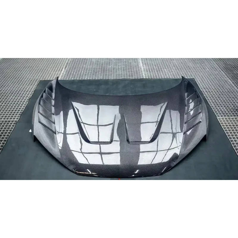 Carbon Fiber Engine Hood with Exhaust Cut Outs Sports Car 2017-2024 Bolt On Gloss Easy Installation Exterior Parts
Carbon Fiber Engine Hood with Exhaust Cut Outs Sports Car 2017-2024 Bolt On Gloss Easy Installation Exterior Parts