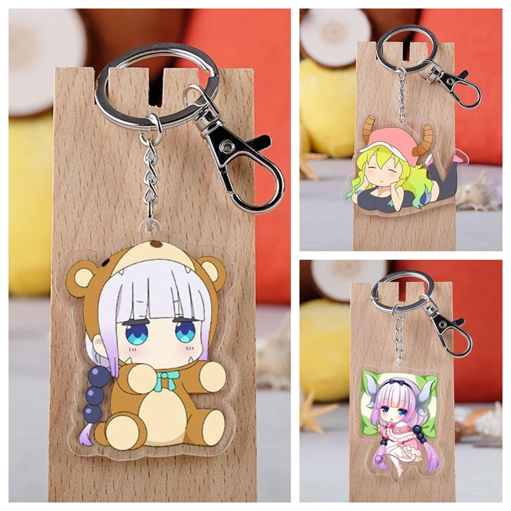 6CM Anime Miss Kobayashi's Dragon Maid Acrylic Keychain Model Cosplay Characters Ornament Accessories Goods Collection Gifts
6CM Anime Miss Kobayashi's Dragon Maid Acrylic Keychain Model Cosplay Characters Ornament Accessories Goods Collection Gifts