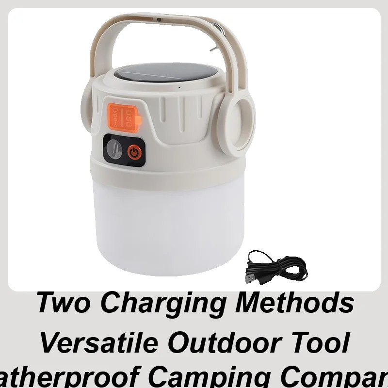 Solar Powered Camping Lights Outdoor Hiking Light Electric Lantern Rechargeable For Hiking Cycling Portable Fishing Lamp 
Solar Powered Camping Lights Outdoor Hiking Light Electric Lantern Rechargeable For Hiking Cycling Portable Fishing Lamp