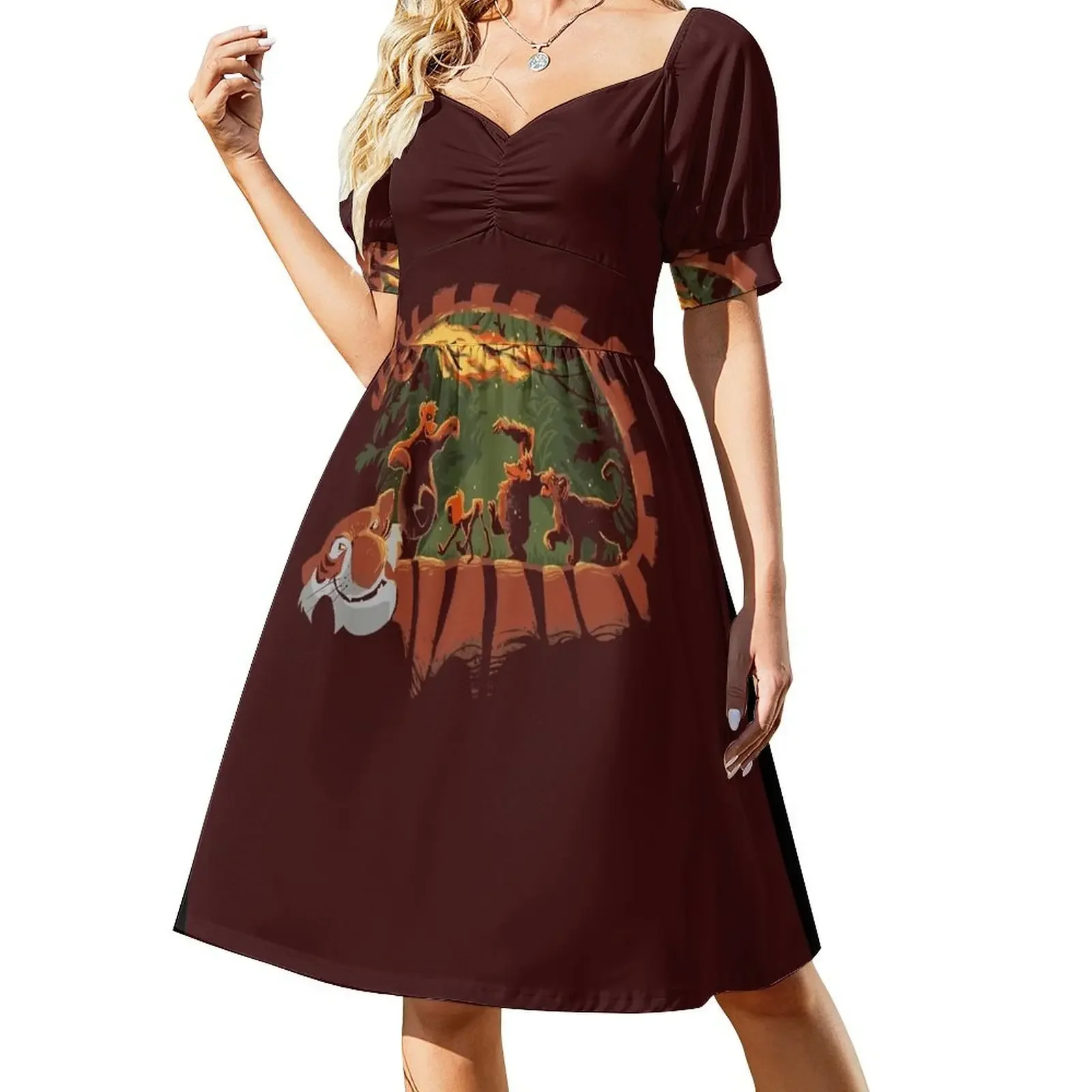Jungle road Short-Sleeved Dress dresses for woman 2025 Womens dresses women's luxury party dress beach outfits for women Dress
Jungle road Short-Sleeved Dress dresses for woman 2025 Womens dresses women's luxury party dress beach outfits for women Dress
