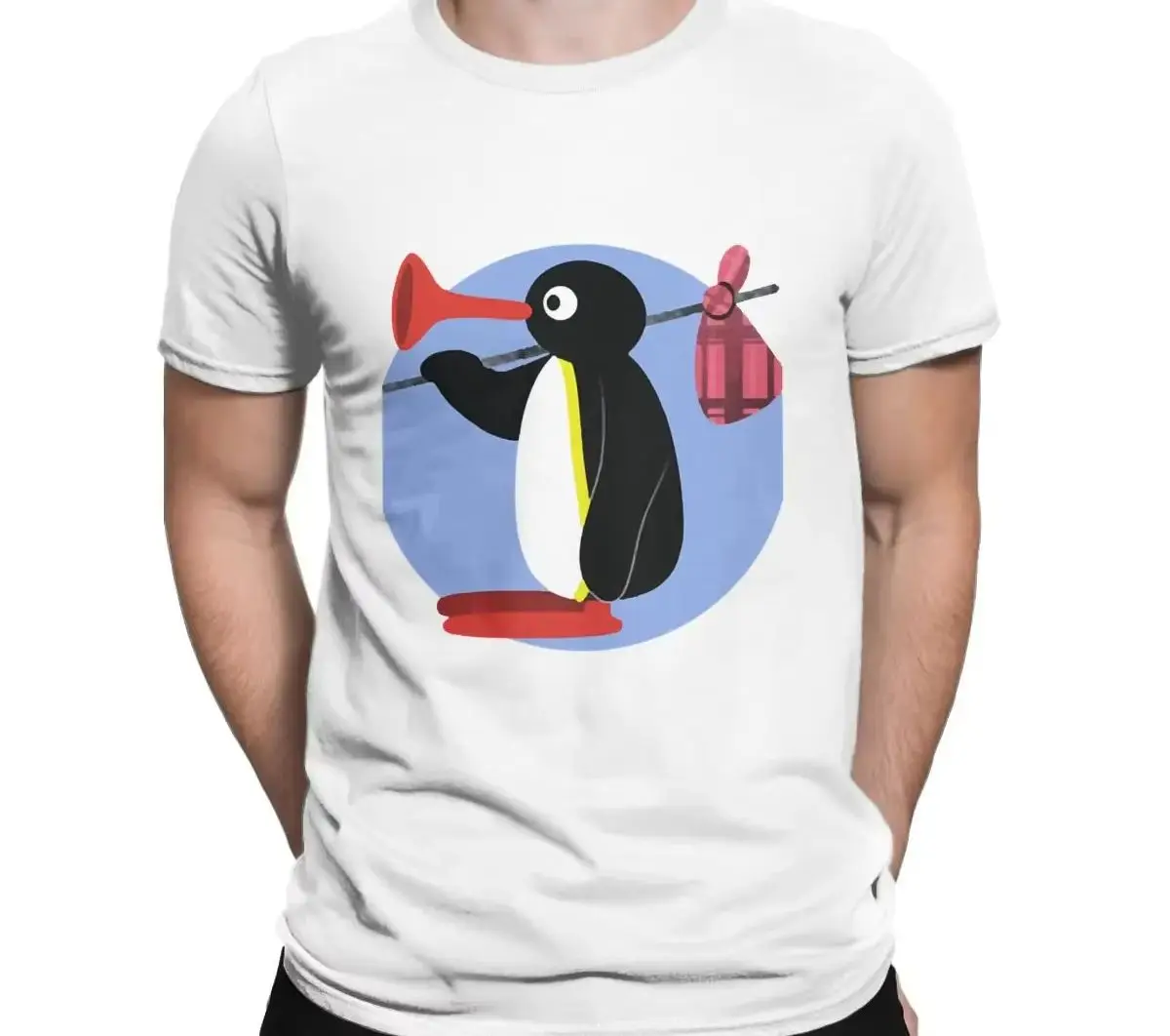 Noot Noot Pingu Tshirt Men Women Vintage T-Shirts Round Neck Penguin Tee Shirt Harajuku Clothes Classic Women's Clothing
Noot Noot Pingu Tshirt Men Women Vintage T-Shirts Round Neck Penguin Tee Shirt Harajuku Clothes Classic Women's Clothing