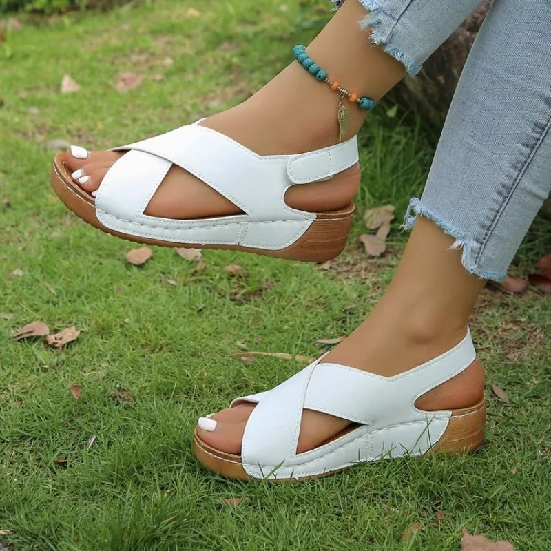 Femme White Wedges Elegant Women Sandals 2026 New Style Flip Flops Cheap Things Hollow Out Thick Sole Heel Pad
Femme White Wedges Elegant Women Sandals 2026 New Style Flip Flops Cheap Things Hollow Out Thick Sole Heel Pad