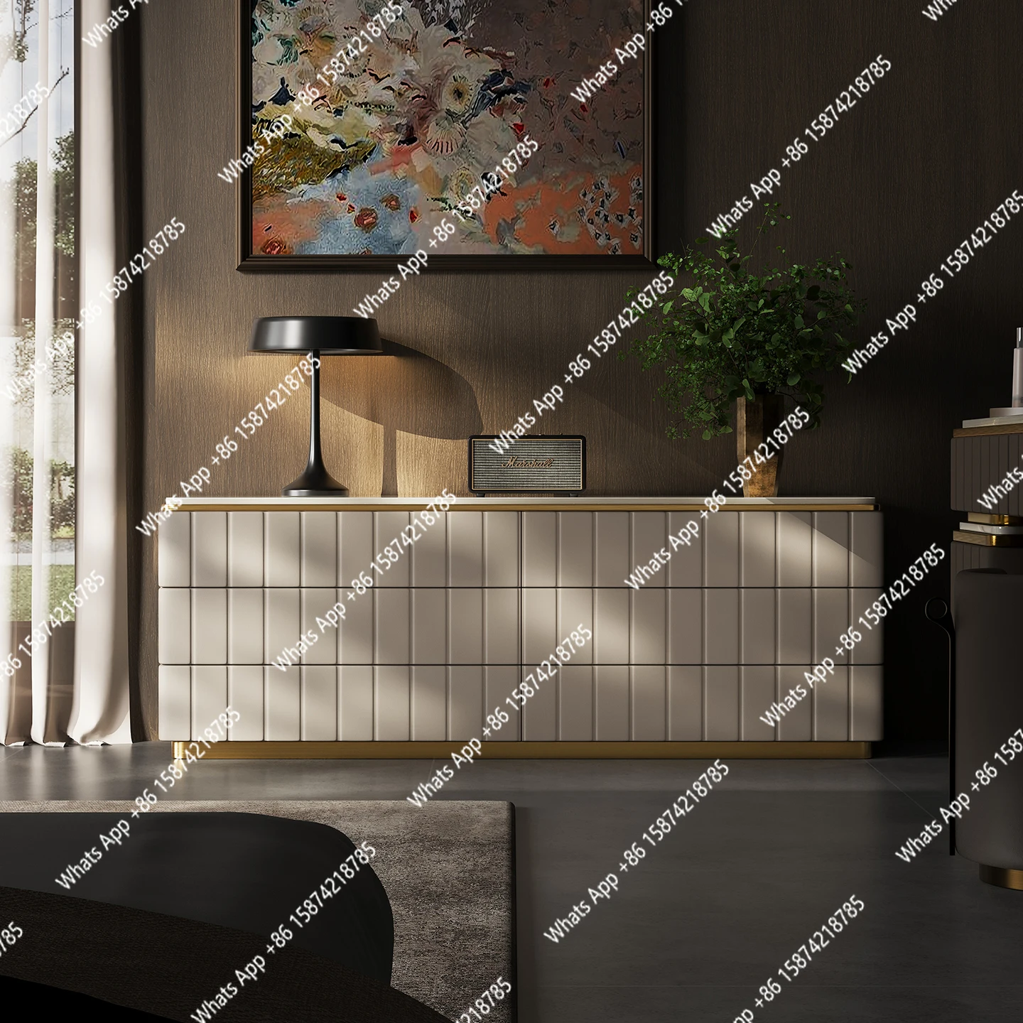 Light luxury six-chest cabinet bedroom TV cabinet modern minimalist Italian minimalist high-end locker wall storage cabinet
Light luxury six-chest cabinet bedroom TV cabinet modern minimalist Italian minimalist high-end locker wall storage cabinet