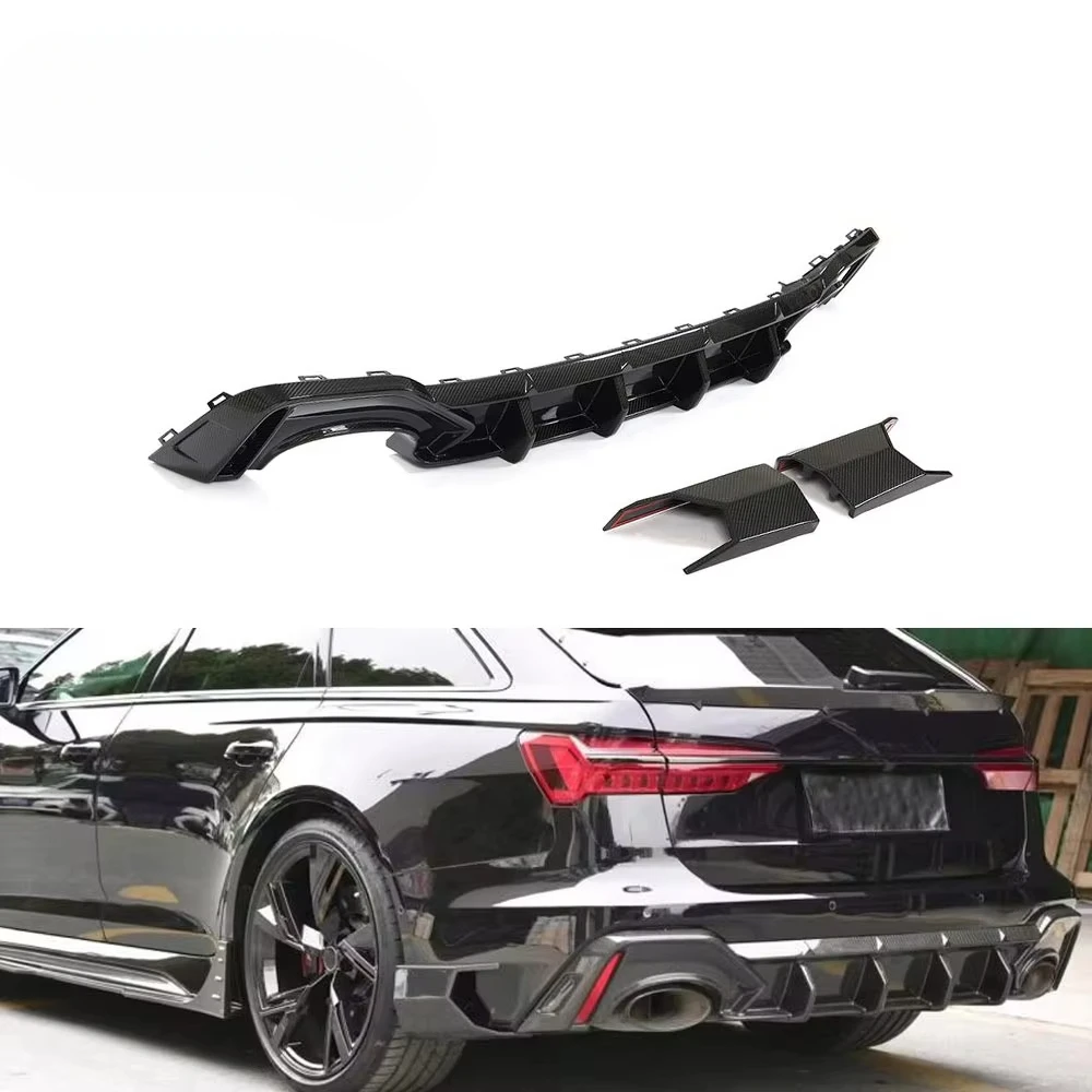 Dry Carbon Fiber RS6 Rear Bumper Lip for Audi RS6 A6 C8 Avant-Garde Tourer 4 Door 2019-2021
Dry Carbon Fiber RS6 Rear Bumper Lip for Audi RS6 A6 C8 Avant-Garde Tourer 4 Door 2019-2021