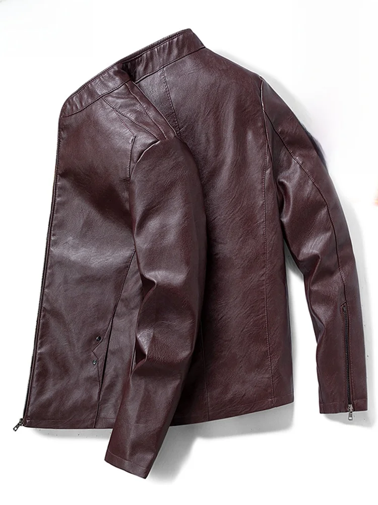 TUCANO Premium Fce Lined Genuine Leather Jaet Men's Coat Stand Fit Zipper Closure Long Sve Thiened Warmth Outerwear
TUCANO Premium Fce Lined Genuine Leather Jaet Men's Coat Stand Fit Zipper Closure Long Sve Thiened Warmth Outerwear