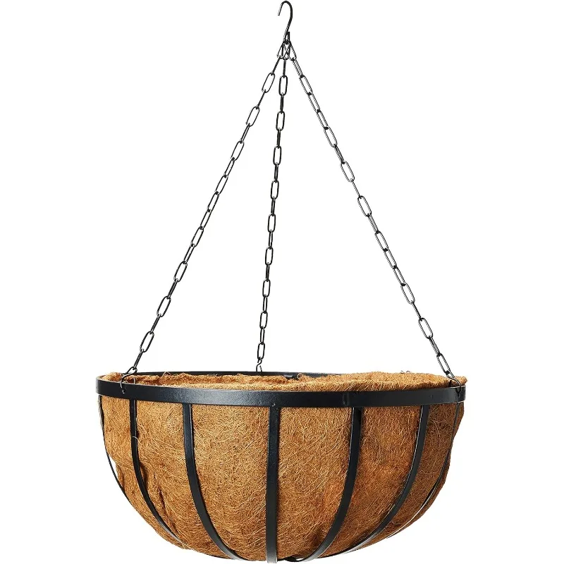 Садовые товары Coconut 1593 Solstice Круглая подвесная корзина-кашпо, 20 дюймов, черный
Садовые товары Coconut 1593 Solstice Круглая подвесная корзина-кашпо, 20 дюймов, черный