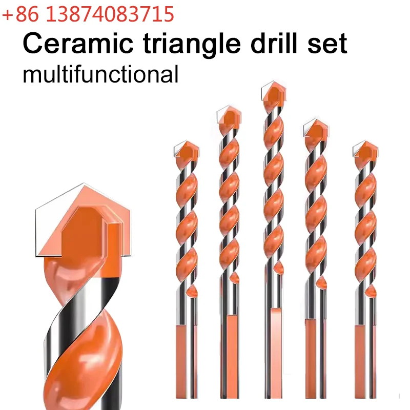 cemented carbide multifunctional Ceramic Triangle drill bits set Multi Purpose Construction Tile
cemented carbide multifunctional Ceramic Triangle drill bits set Multi Purpose Construction Tile