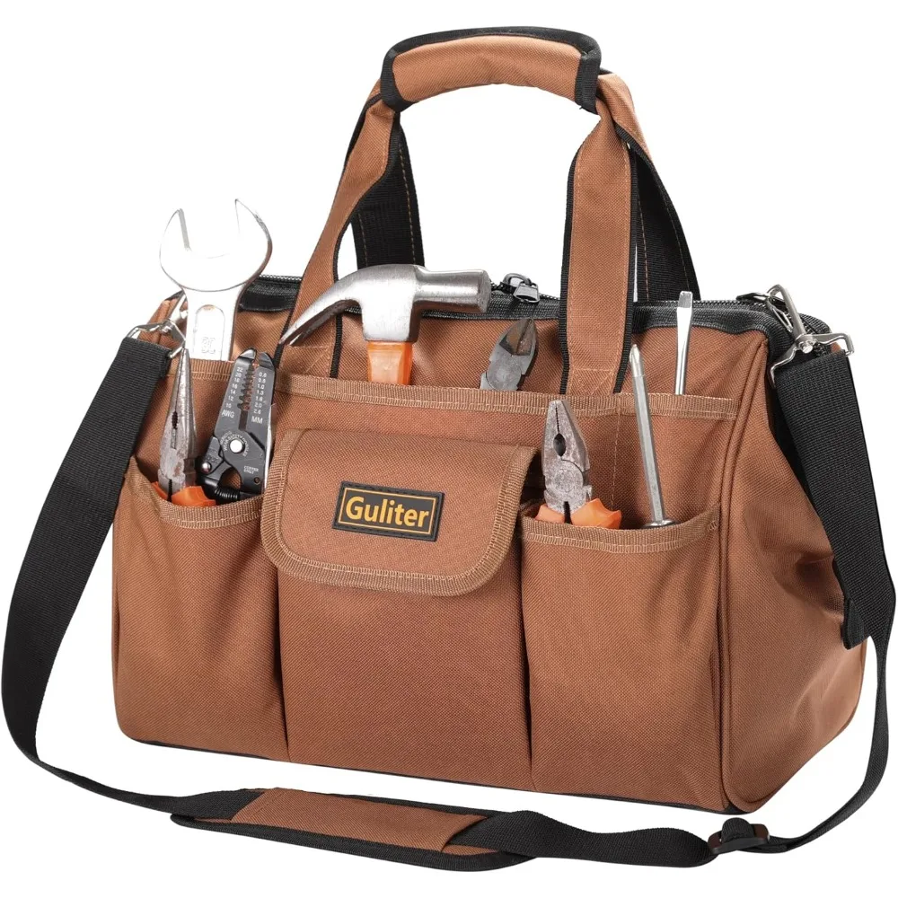 Heavy Duty Tool Bag 14-Inch,22-Pocket Wide Mouth Soft Tool Box Organizer,Detachable Tool Belt Pouch with Shoulder Strap
Heavy Duty Tool Bag 14-Inch,22-Pocket Wide Mouth Soft Tool Box Organizer,Detachable Tool Belt Pouch with Shoulder Strap