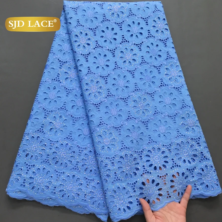 SJD LACE African Nigerian Blue Cotton Lace Fabrics 2025 Dubai Cotton lace Swiss Voile Lace for Wedding Party Dresses Sewing 4312
SJD LACE African Nigerian Blue Cotton Lace Fabrics 2025 Dubai Cotton lace Swiss Voile Lace for Wedding Party Dresses Sewing 4312