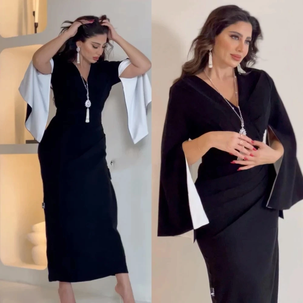 Simple Evening Dresses Satin V-neck Prom Dress Ball Saudi Arabia A-line Ankle Length Saudi Arabia Wedding Party Dress 2024 New
Simple Evening Dresses Satin V-neck Prom Dress Ball Saudi Arabia A-line Ankle Length Saudi Arabia Wedding Party Dress 2024 New