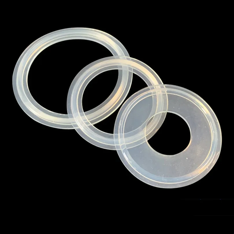 5pcs 1/2" 3/4" 1" 1.5" 2" 3" 4" Tri Clamp Transparent Silicon Gasket Sealing Ring Flat Washer
5pcs 1/2" 3/4" 1" 1.5" 2" 3" 4" Tri Clamp Transparent Silicon Gasket Sealing Ring Flat Washer