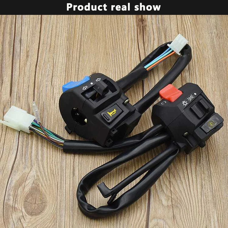 Motorcycle Handlebar Switch Control Waterproof Motorcycle Horn Turn Signal Headlight Control Switch For Motorcycle Motor
Motorcycle Handlebar Switch Control Waterproof Motorcycle Horn Turn Signal Headlight Control Switch For Motorcycle Motor