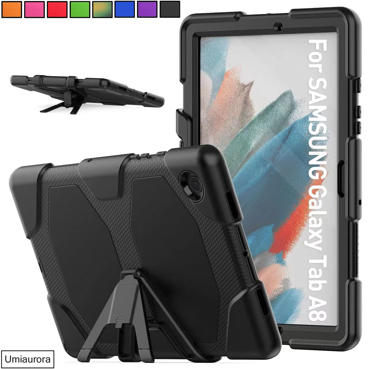 For Samsung Tab A7 A8 A9+ A9 Plus SM-X210 SM-X200 X110 S6 Lite 10.4 inch Full Body Silicon PC Tablet Case Stand Shockproof Funda
For Samsung Tab A7 A8 A9+ A9 Plus SM-X210 SM-X200 X110 S6 Lite 10.4 inch Full Body Silicon PC Tablet Case Stand Shockproof Funda