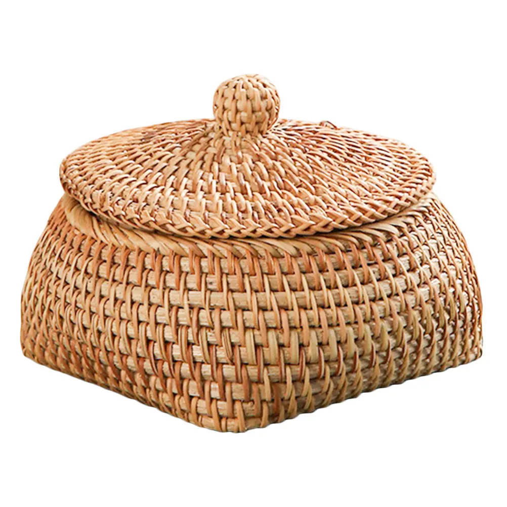 Round Storage Box for Remote Control Snack Organizer Weaving Basket Desktop Holder Autumn Vines Tidy House Decor
Round Storage Box for Remote Control Snack Organizer Weaving Basket Desktop Holder Autumn Vines Tidy House Decor