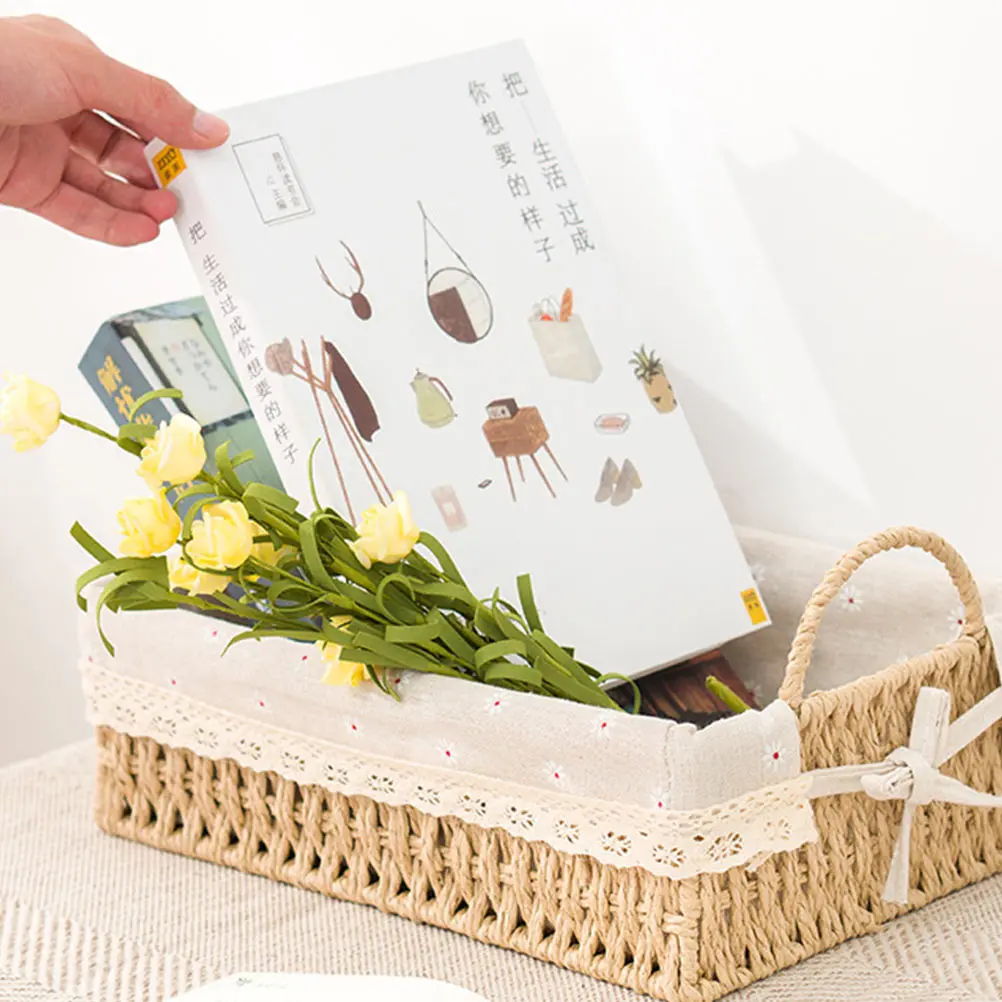 Woven Storage Basket Decorative Flower Container Natural Color Basket For Fresh Dry Flowers Grass Home
Woven Storage Basket Decorative Flower Container Natural Color Basket For Fresh Dry Flowers Grass Home