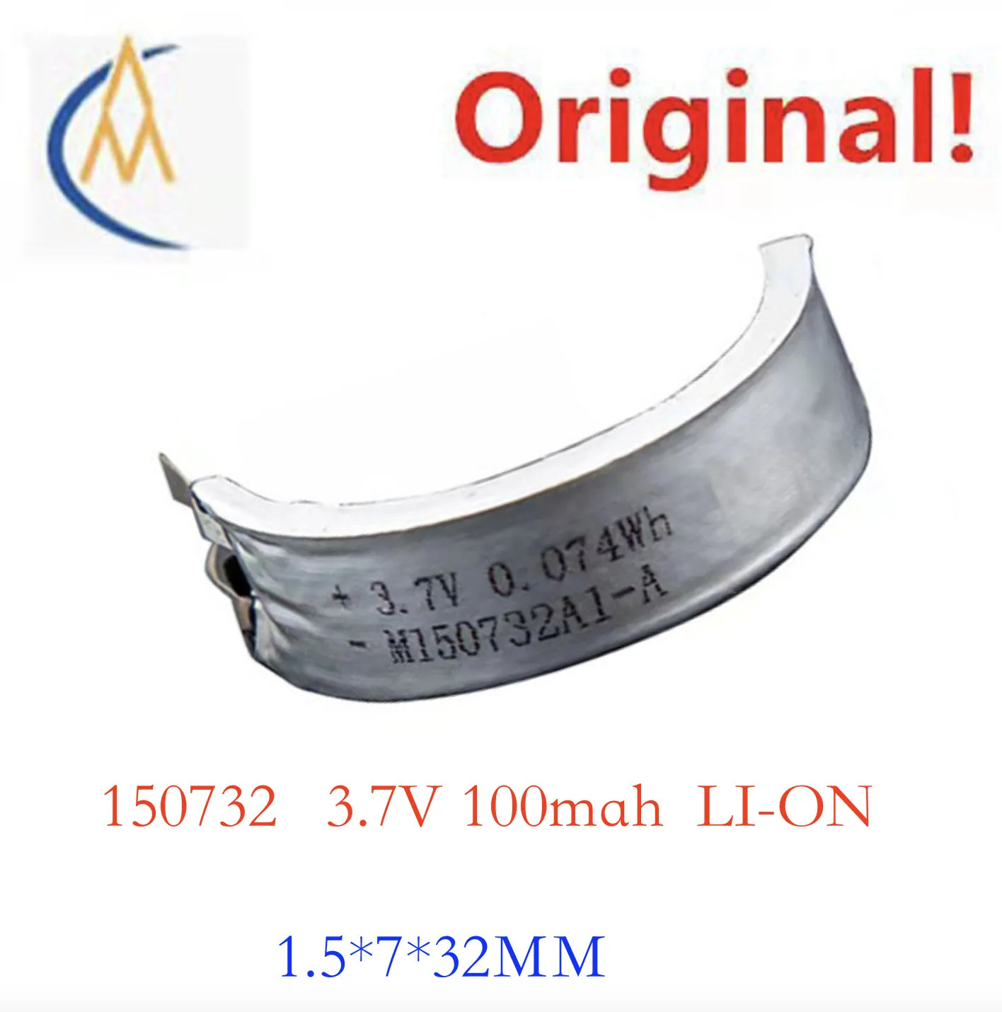 150732 Alien Intelligent Ring Sports Band Ring Battery Polymer Lithium Battery 3.7V
150732 Alien Intelligent Ring Sports Band Ring Battery Polymer Lithium Battery 3.7V