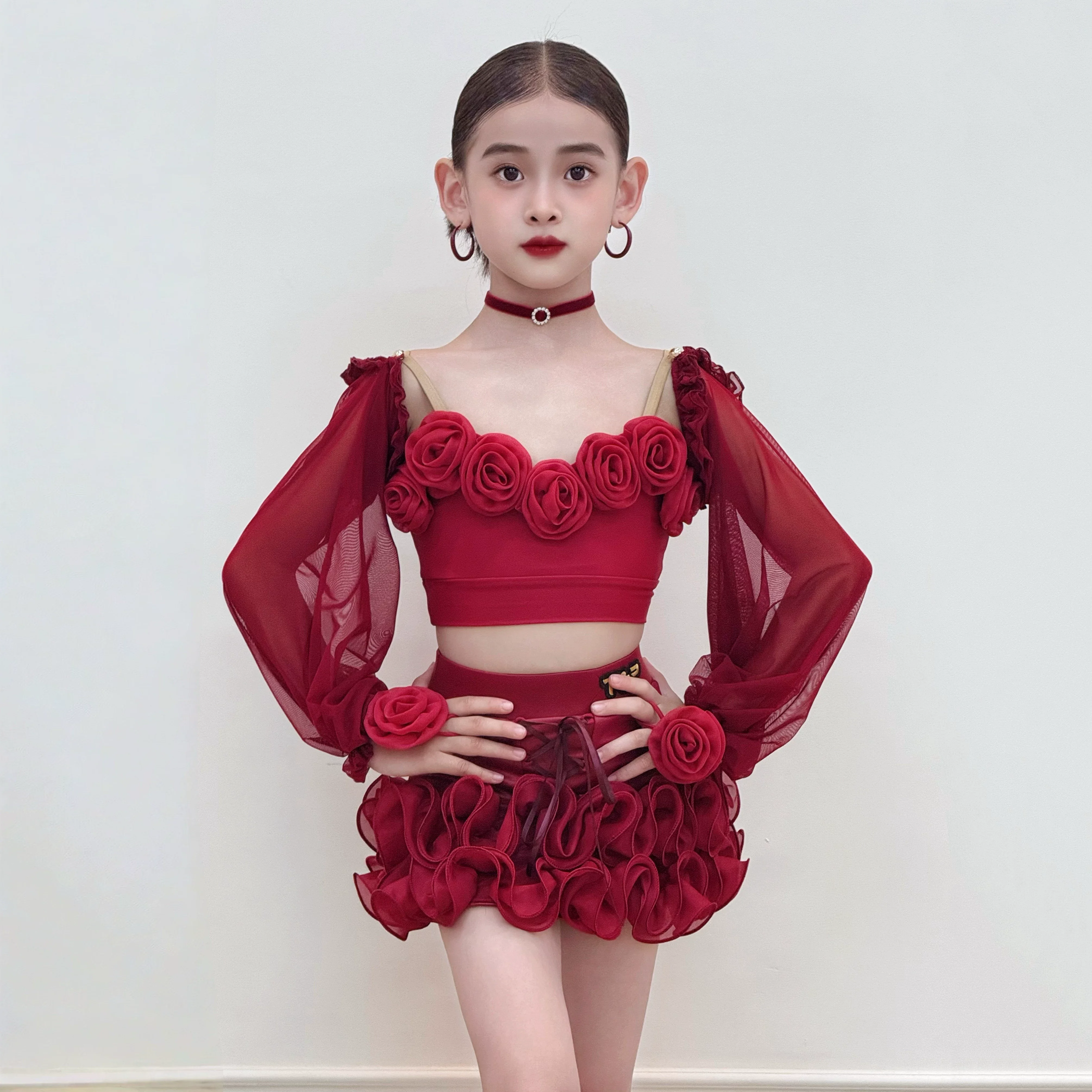 2026 New Girls Latin Dance Competition Dress Flower Dance Skirts Kids Cha Cha Rumba Dance Practice Training Wear Suit
2026 New Girls Latin Dance Competition Dress Flower Dance Skirts Kids Cha Cha Rumba Dance Practice Training Wear Suit