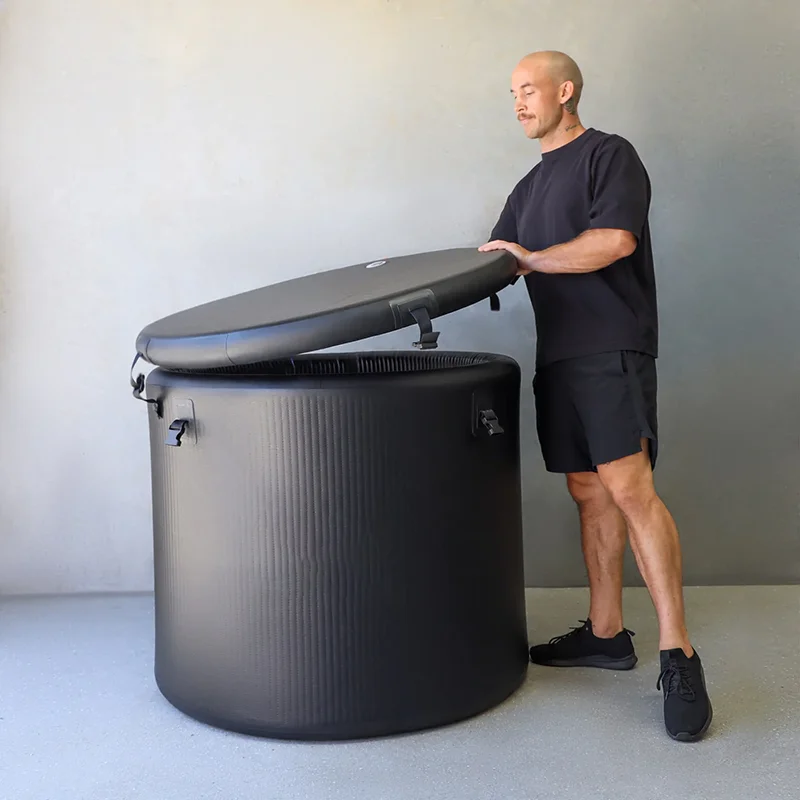 Portable Insulated Ice Bath Tub Compatible with Cooling System Logo Printed for Recovery
Portable Insulated Ice Bath Tub Compatible with Cooling System Logo Printed for Recovery