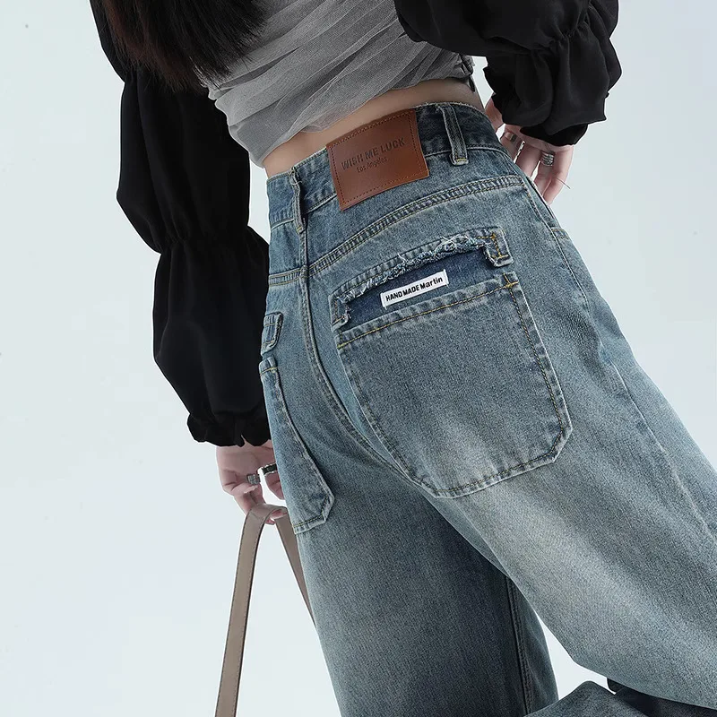 High Waist Loose Wide Leg Jeans Women's Summer New Style Slim Straight Tube Pants Retro Small Size Thin Version Long Trousers
High Waist Loose Wide Leg Jeans Women's Summer New Style Slim Straight Tube Pants Retro Small Size Thin Version Long Trousers