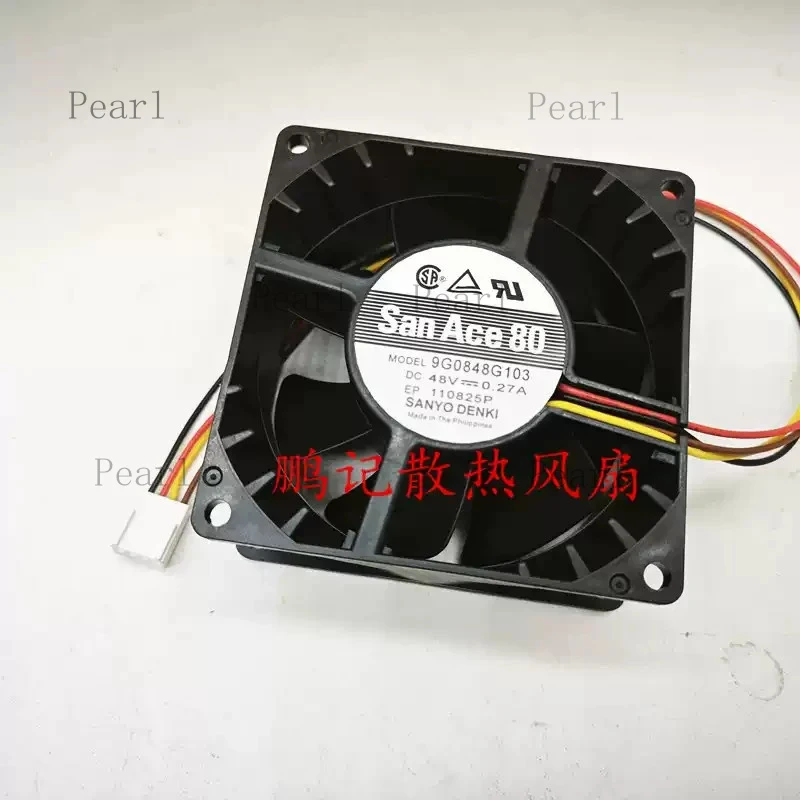 S For Sanyo 9G0848G103 DC 48V 0.27A 80×38 mm 4-pin inverter cooling fan
S For Sanyo 9G0848G103 DC 48V 0.27A 80×38 mm 4-pin inverter cooling fan
