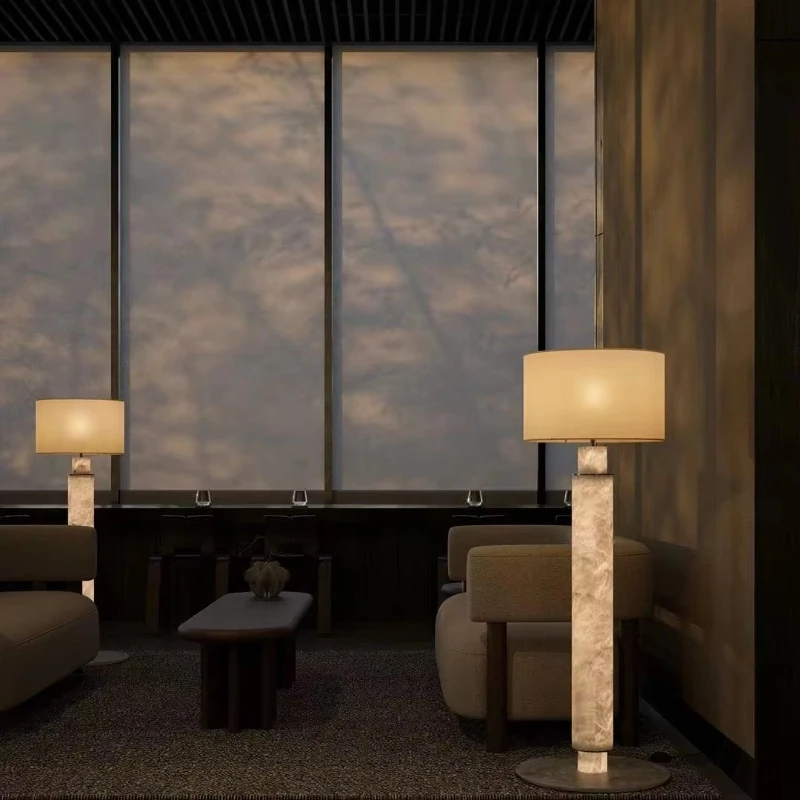 Japanese light luxury natural marble floor lamp, Italian simple new Chinese hotel exhibition hall vertical floor lamp
Japanese light luxury natural marble floor lamp, Italian simple new Chinese hotel exhibition hall vertical floor lamp