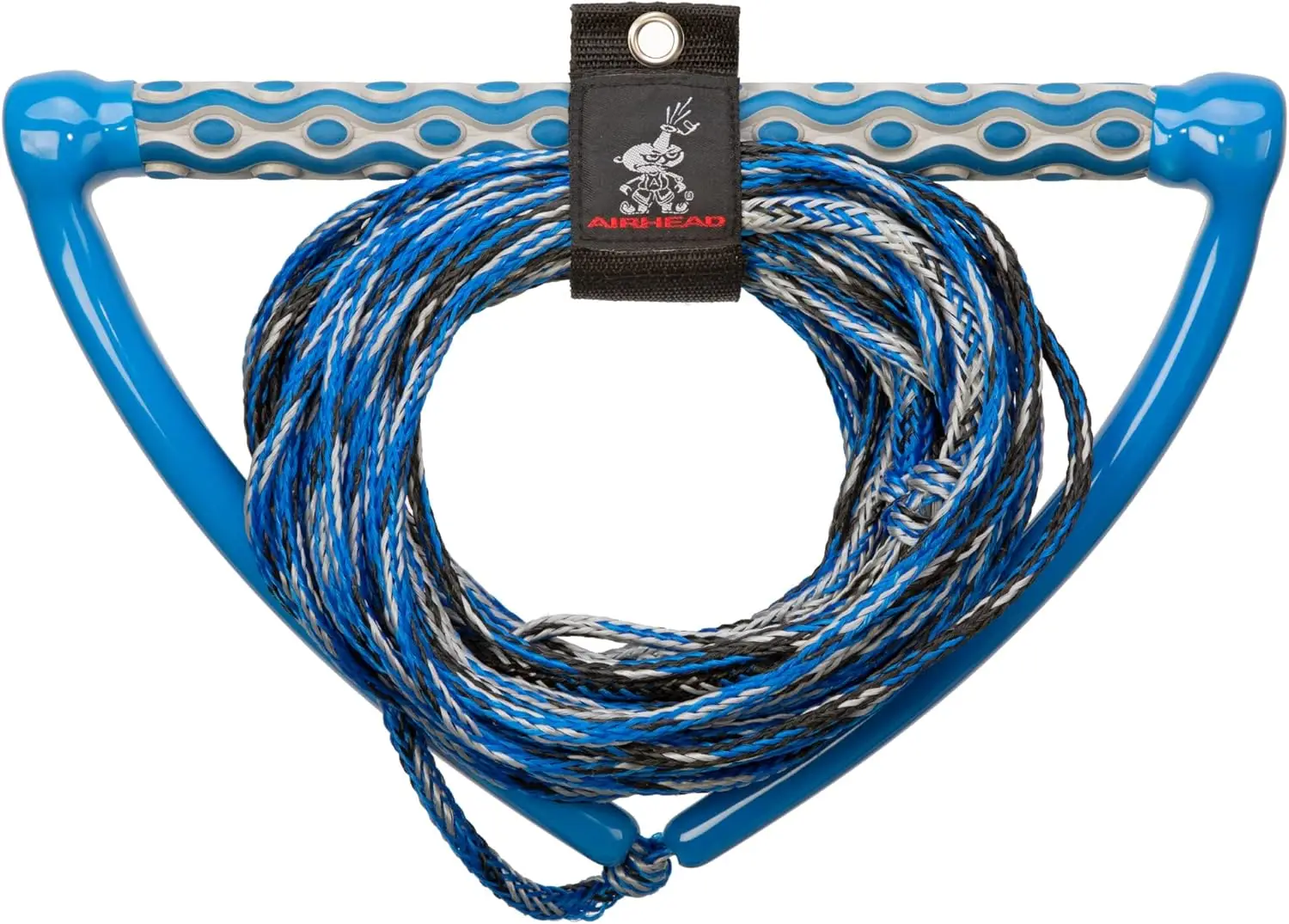 Wakeboard Rope with 15" EVA Handle, 65ft Pre-Stretched Polypropylene, 1500lb Break Strength, Floating Blue Rope with Rope Keeper
Wakeboard Rope with 15" EVA Handle, 65ft Pre-Stretched Polypropylene, 1500lb Break Strength, Floating Blue Rope with Rope Keeper