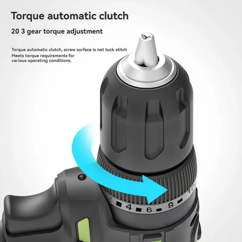 WU130X Brushless Cordless Electric Drill 12V 40Nm Torque LED Light For Drilling Wood Metal Plastic
WU130X Brushless Cordless Electric Drill 12V 40Nm Torque LED Light For Drilling Wood Metal Plastic