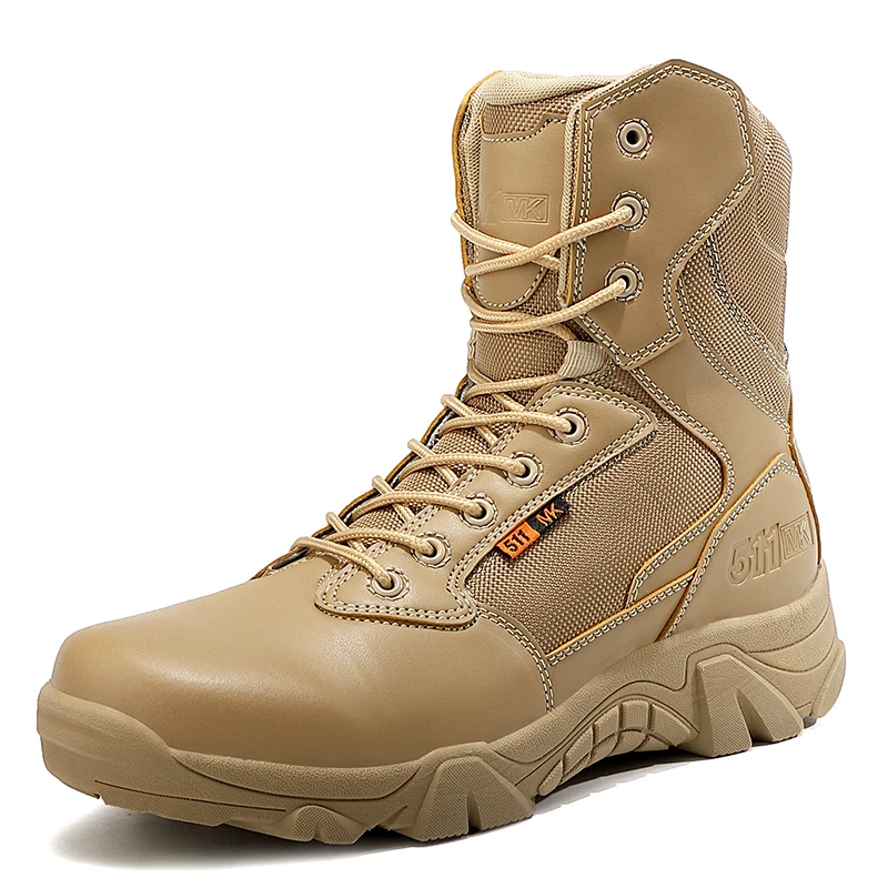 Men's Breathable Tactical Military Work Boots Side Zipper Leather Lightweight Hiking Motorcycle Combat Boots
Men's Breathable Tactical Military Work Boots Side Zipper Leather Lightweight Hiking Motorcycle Combat Boots